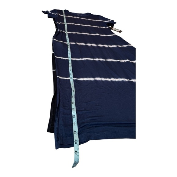 2 MNY Marc New York Midnight & Black Tie Dye Short Sleeve Midi Dress NEW - Picture 11 of 16